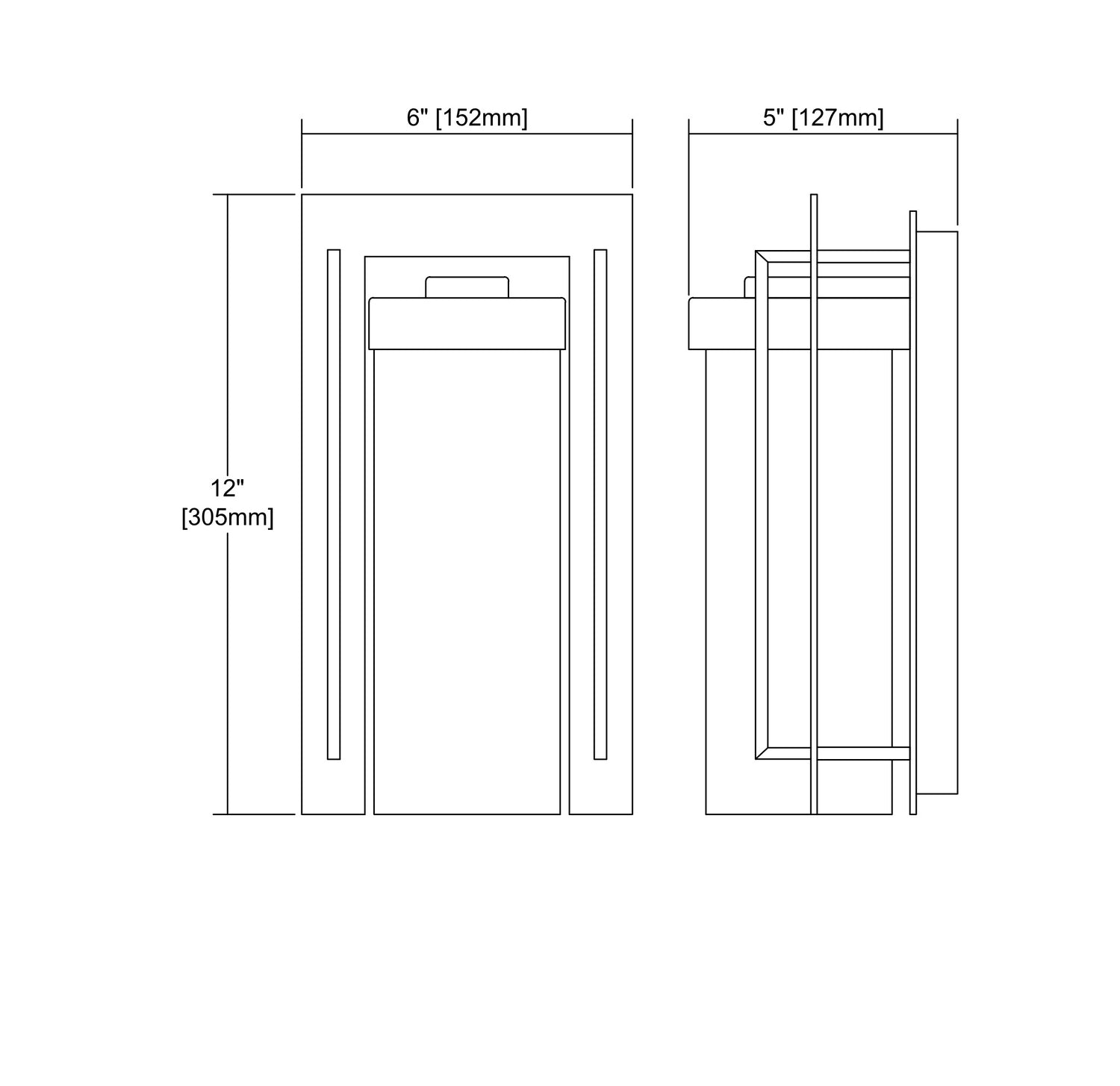 ELK Home - 47500/1 - One Light Outdoor Wall Sconce - Overton - Matte Black