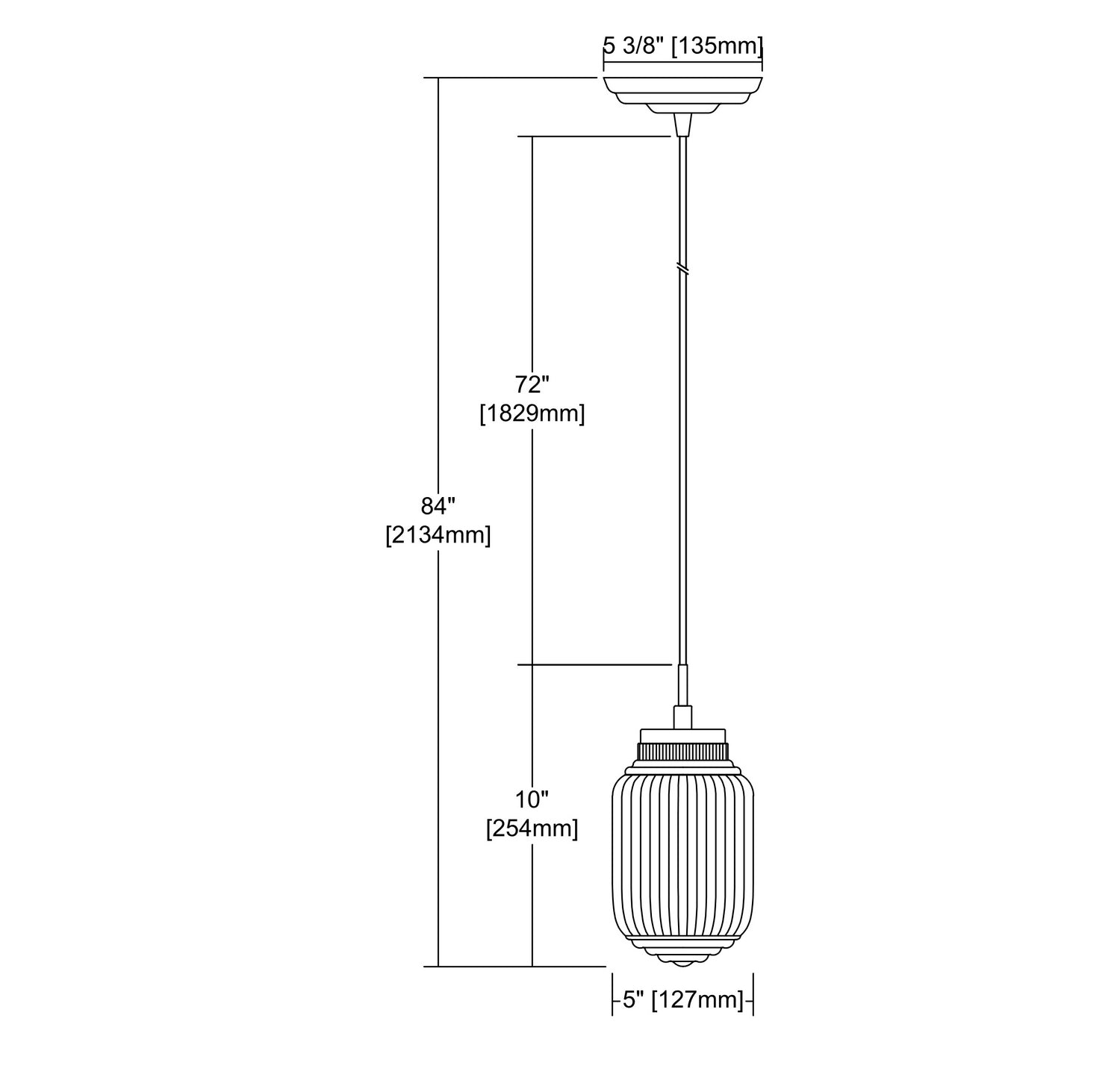 ELK Home - 56662/1 - One Light Mini Pendant - Dubois - Polished Chrome