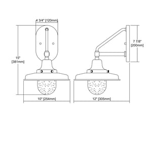 ELK Home - 57152/1 - One Light Outdoor Wall Sconce - Vinton Station - Oil Rubbed Bronze