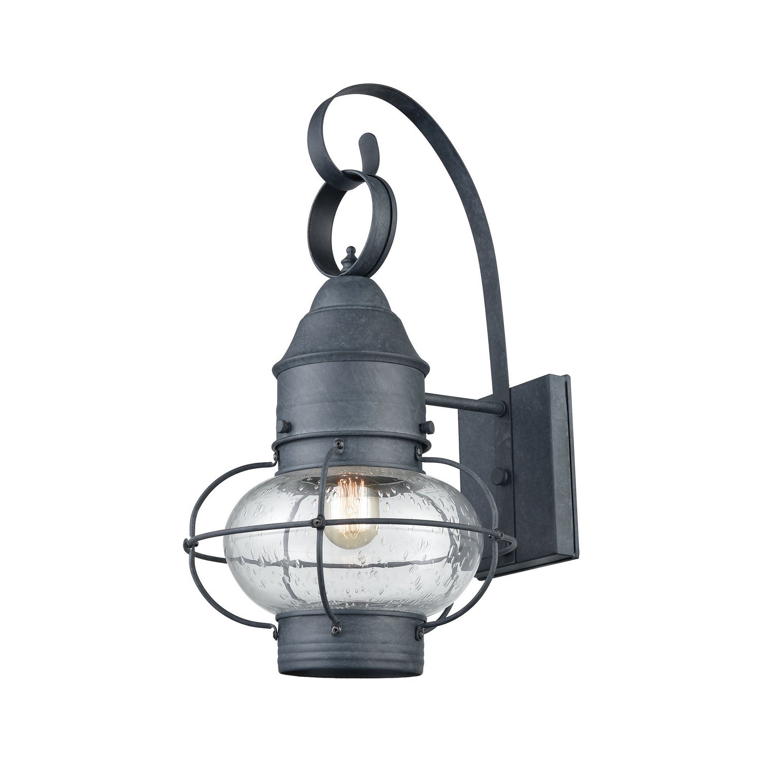 ELK Home - 57171/1 - One Light Outdoor Wall Sconce - Onion - Aged Zinc