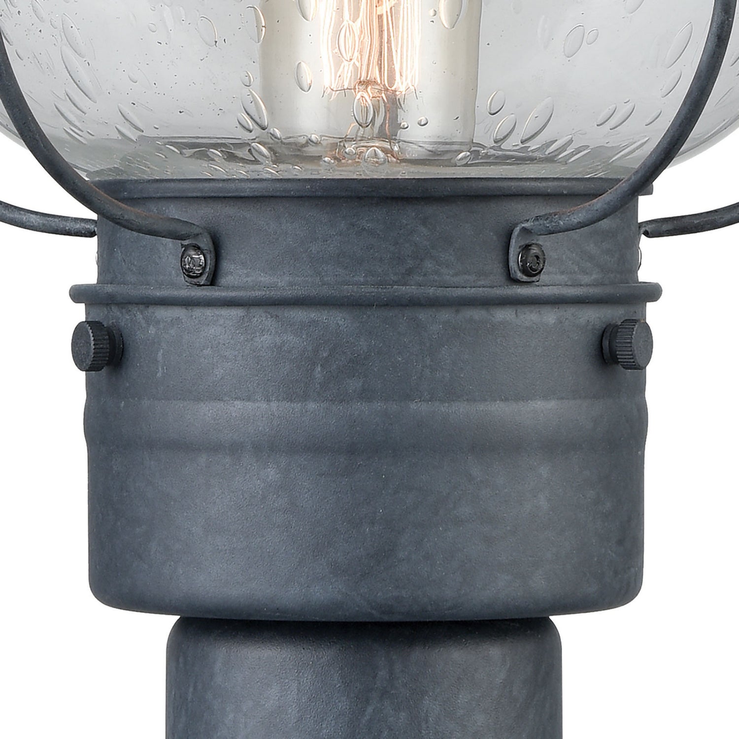 ELK Home - 57172/1 - One Light Outdoor Post Mount - Onion - Aged Zinc