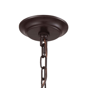 ELK Home - 63063-1 - One Light Mini Pendant - Natural Rope - Oil Rubbed Bronze