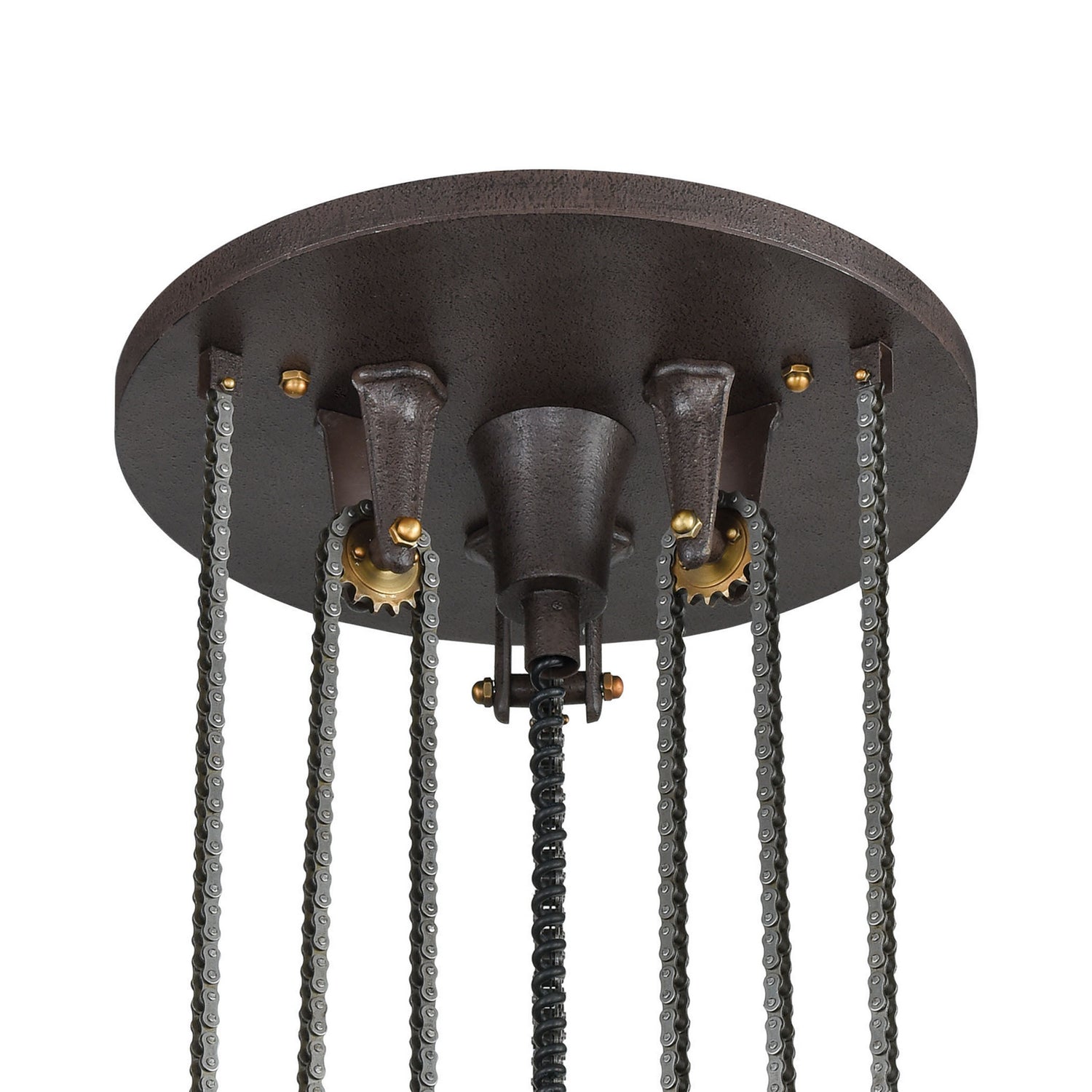 ELK Home - 65154/6 - Six Light Chandelier - Torque - Vintage Rust