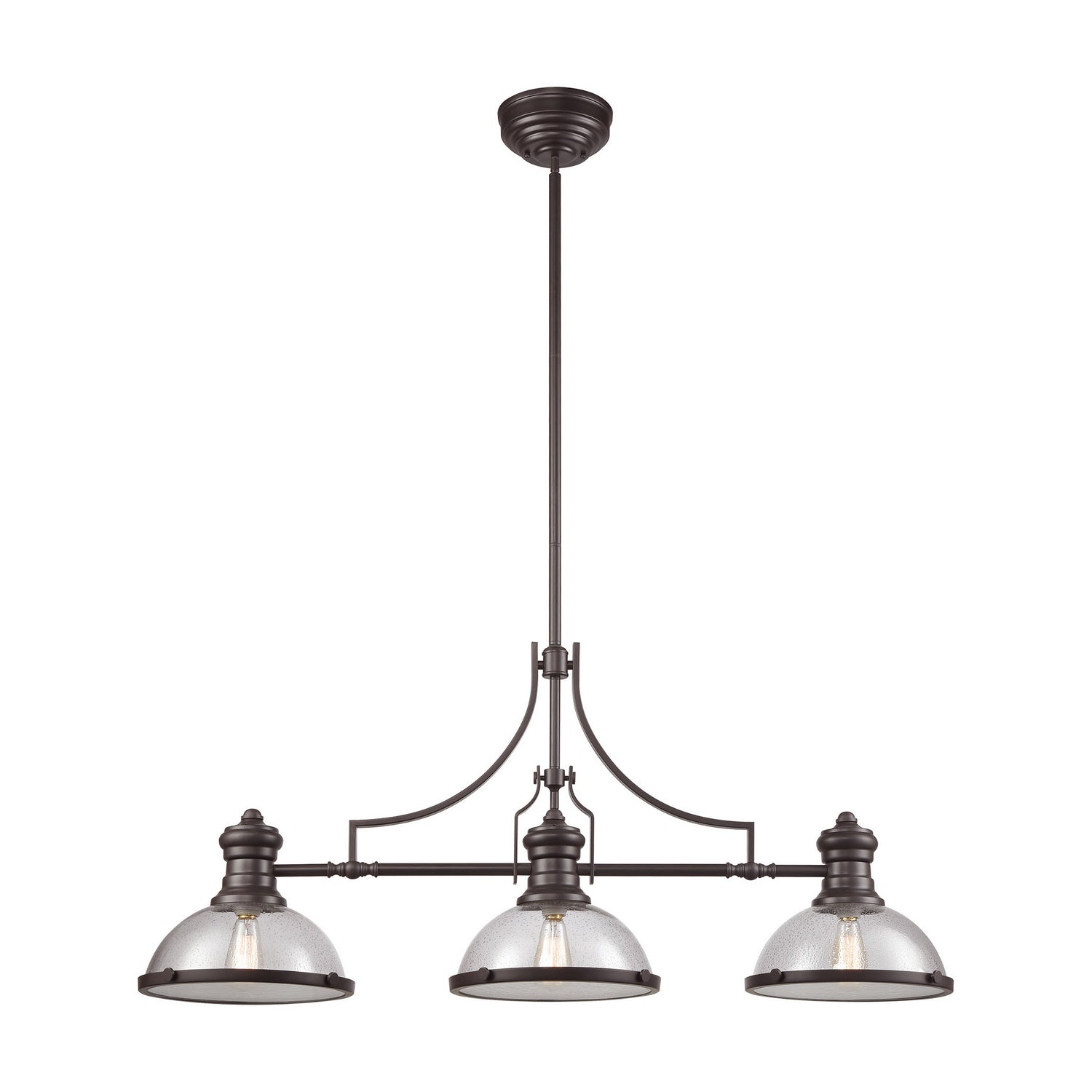 ELK Home - 66535-3 - Three Light Linear Chandelier - Chadwick - Oil Rubbed Bronze