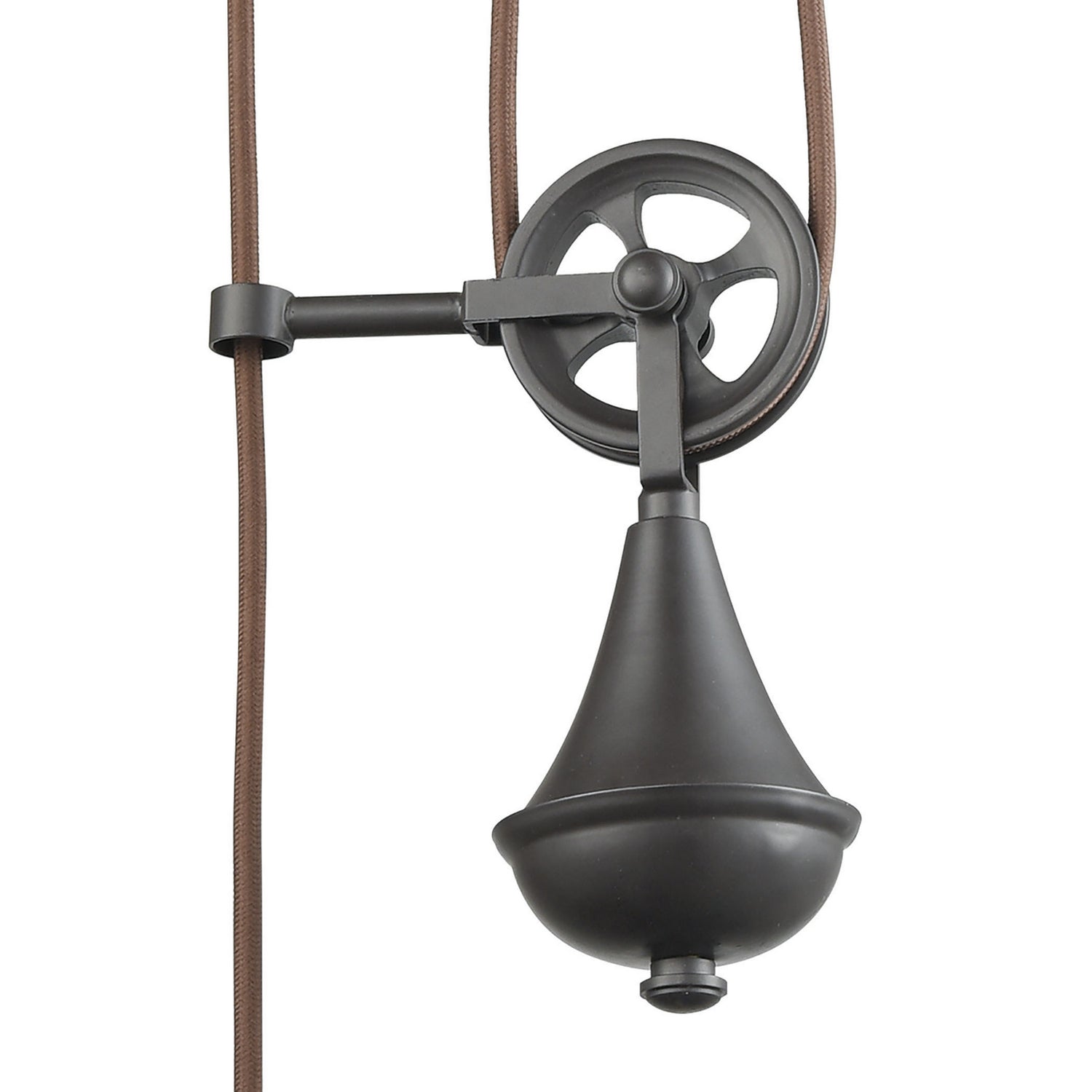 ELK Home - 69083/1 - One Light Mini Pendant - Spindle Wheel - Oil Rubbed Bronze