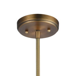 ELK Home - 69204/1 - One Light Mini Pendant - Brandon - Classic Brass