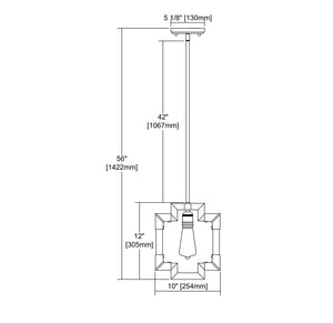 ELK Home - 69204/1 - One Light Mini Pendant - Brandon - Classic Brass