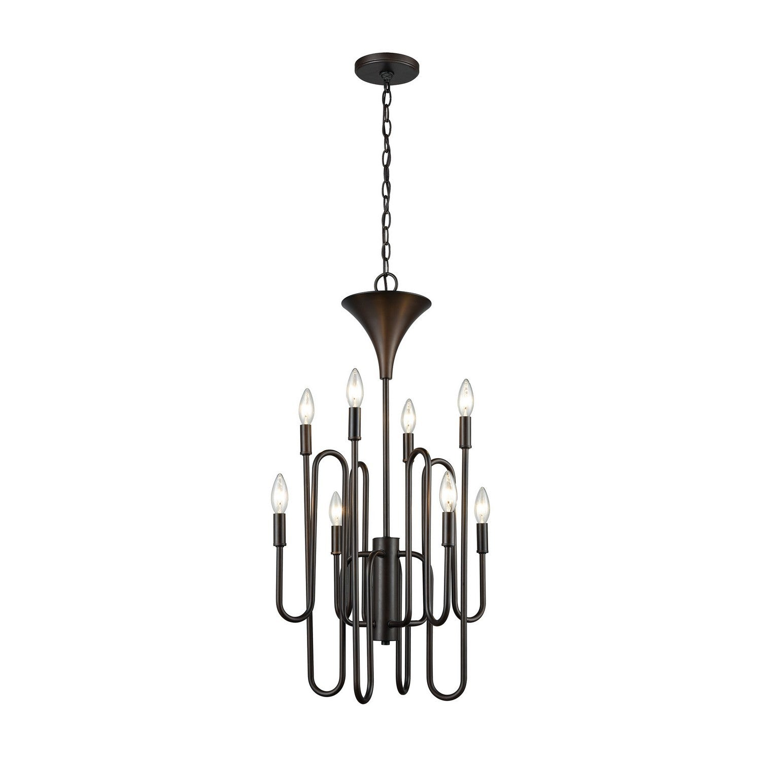 ELK Home - 81286/8 - Eight Light Chandelier - Decatur - Oil Rubbed Bronze