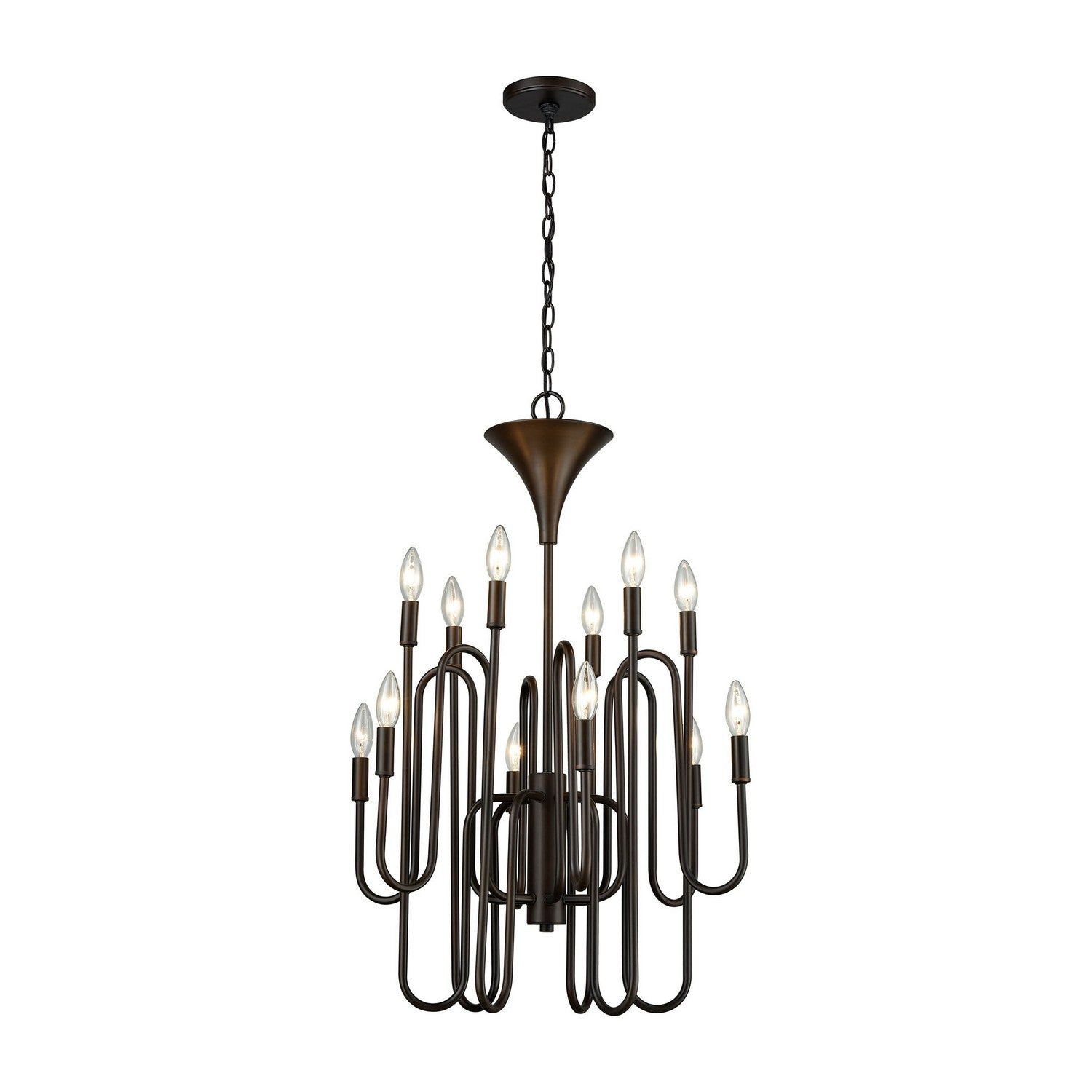 ELK Home - 81287/12 - 12 Light Chandelier - Decatur - Oil Rubbed Bronze