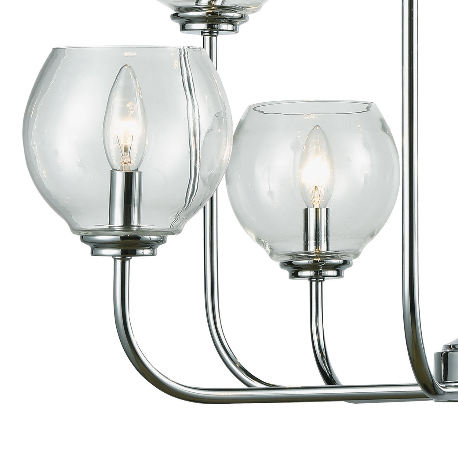 ELK Home - 81365/4+4 - Eight Light Chandelier - Emory - Polished Chrome