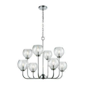 ELK Home - 81365/4+4 - Eight Light Chandelier - Emory - Polished Chrome