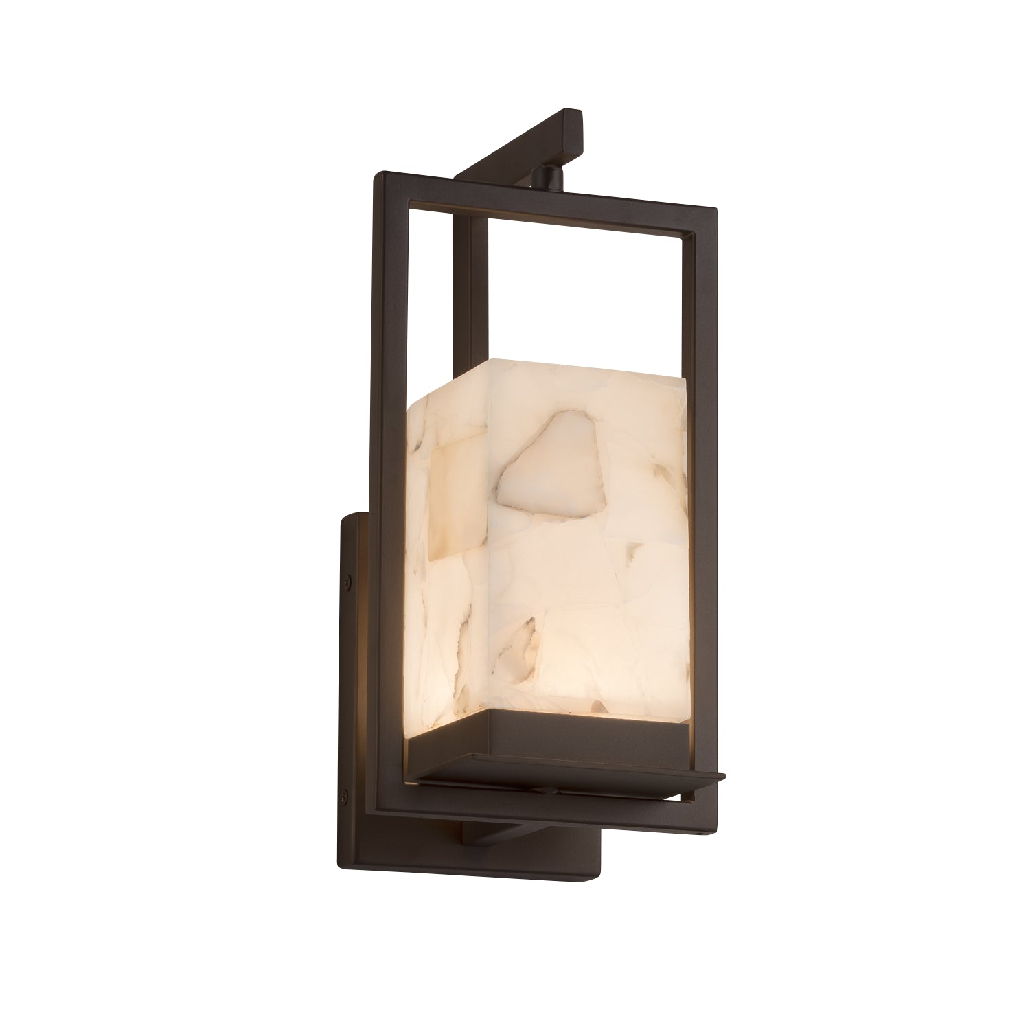 Justice Designs - ALR-7511W-DBRZ - LED Outdoor Wall Sconce - Alabaster Rocks - Dark Bronze