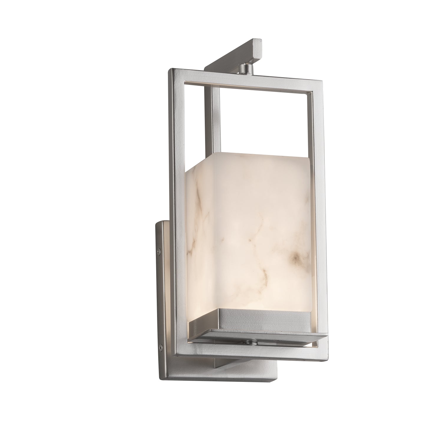 Justice Designs - FAL-7511W-NCKL - LED Outdoor Wall Sconce - LumenAria - Brushed Nickel