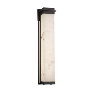 Justice Designs - FAL-7546W-MBLK - LED Outdoor Wall Sconce - LumenAria - Matte Black