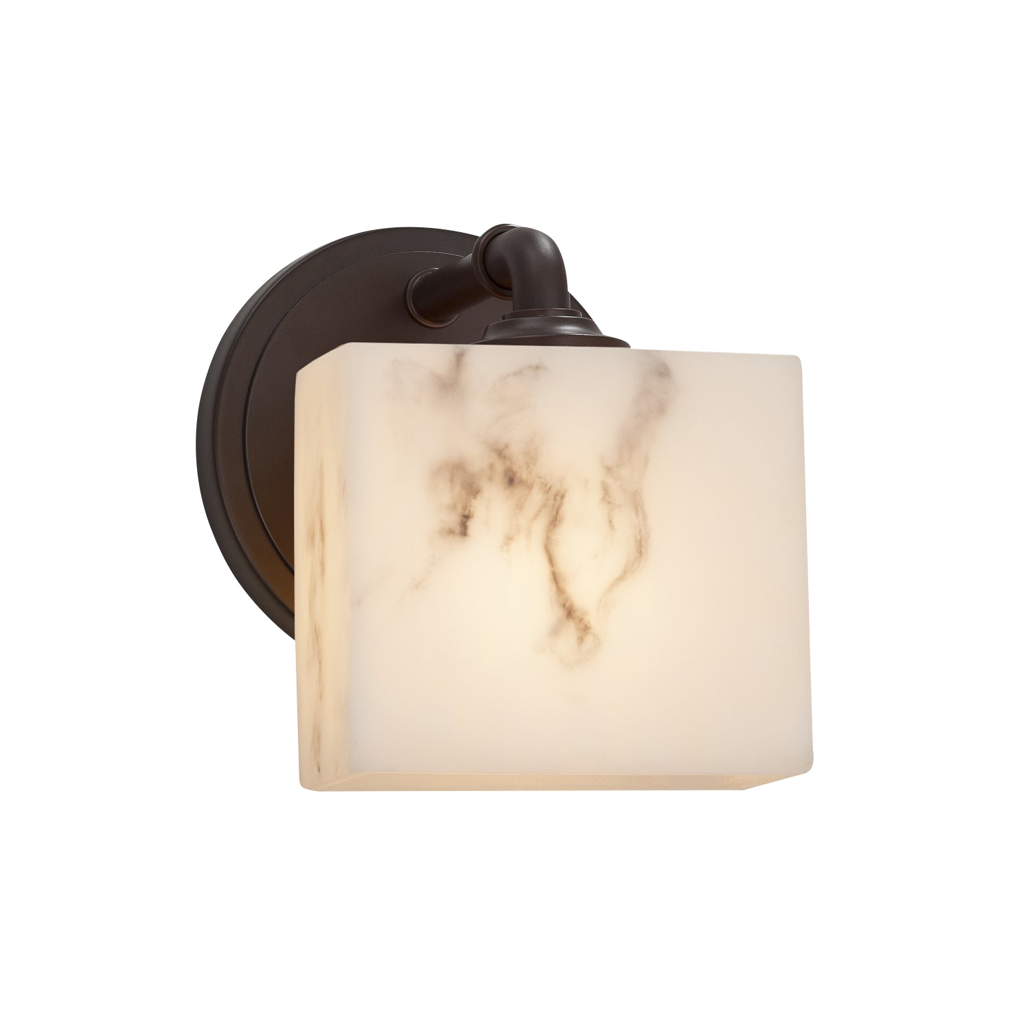 Justice Designs - FAL-8467-55-DBRZ - One Light Wall Sconce - LumenAria - Dark Bronze