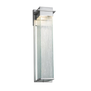 Justice Designs - FSN-7545W-RAIN-NCKL - LED Outdoor Wall Sconce - Fusion - Brushed Nickel