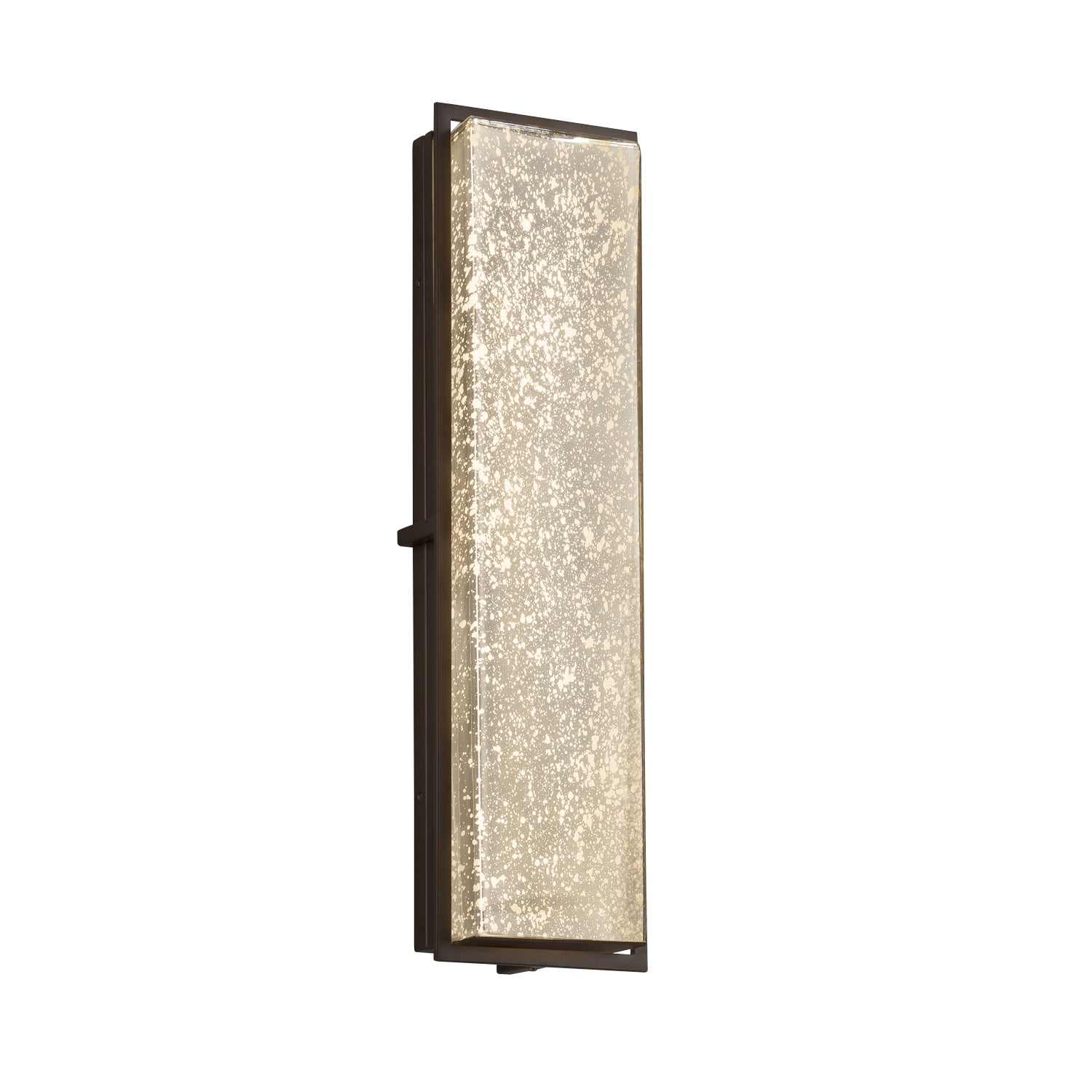 Justice Designs - FSN-7565W-MROR-DBRZ - LED Outdoor Wall Sconce - Fusion - Dark Bronze