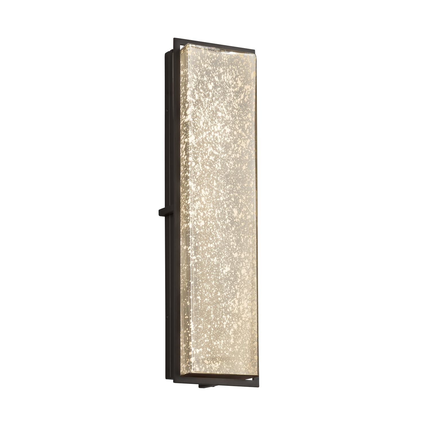 Justice Designs - FSN-7565W-MROR-MBLK - LED Outdoor Wall Sconce - Fusion - Matte Black