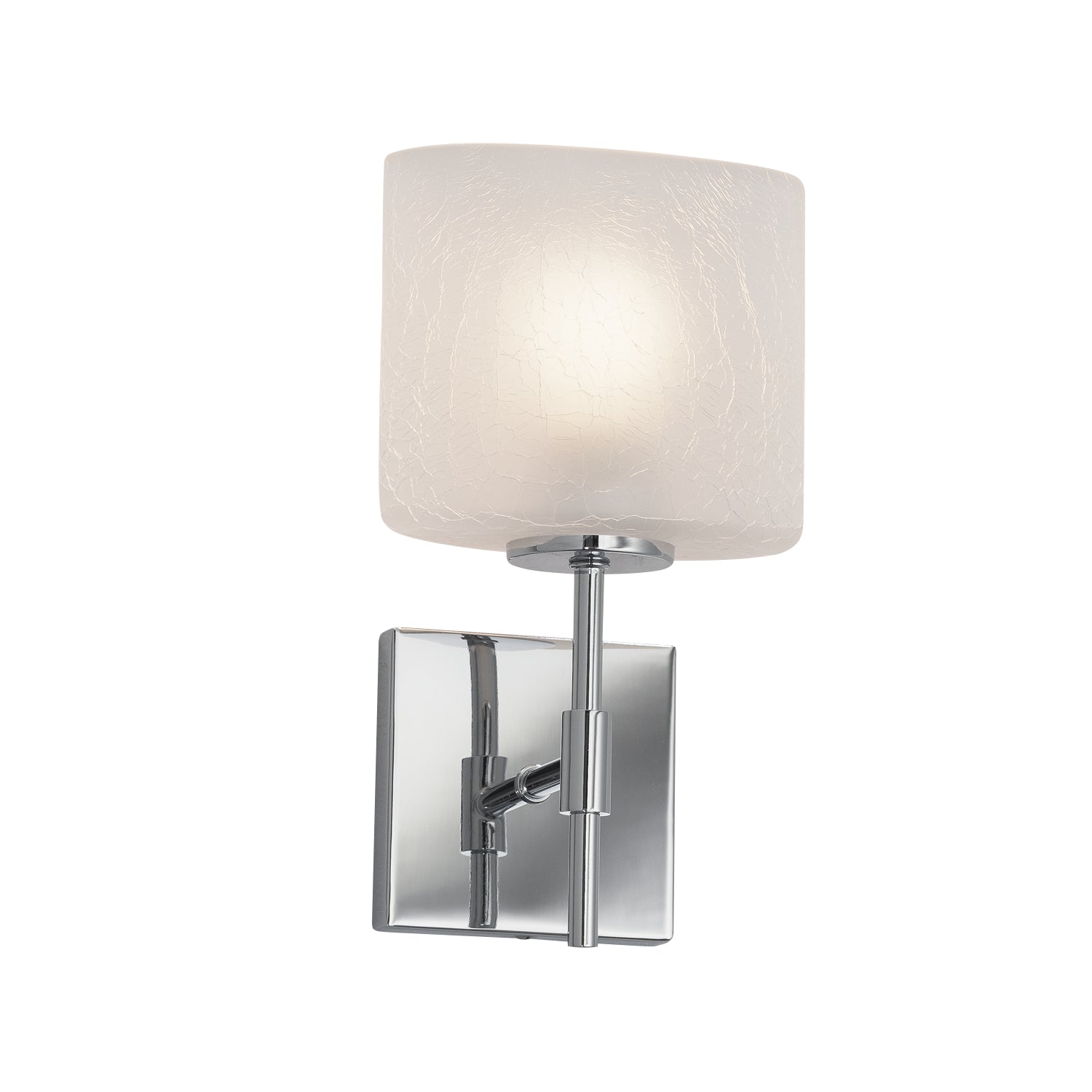 Justice Designs - FSN-8417-30-FRCR-CROM - One Light Wall Sconce - Fusion - Polished Chrome