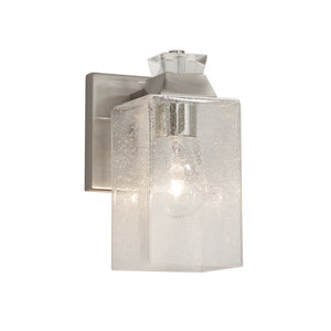 Justice Designs - FSN-8471-15-SEED-NCKL - One Light Wall Sconce - Fusion - Brushed Nickel