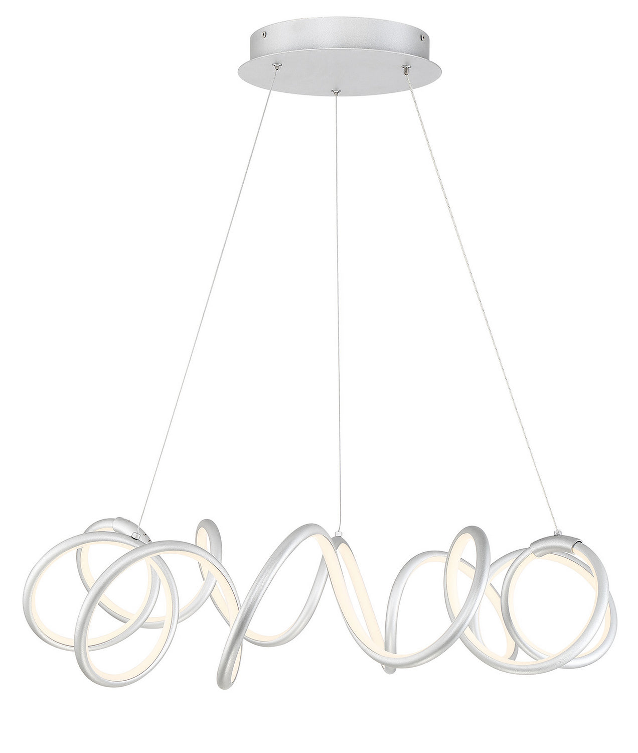 Arnsberg - 121710107 - LED Chandelier - Alexander - Satin Nickel