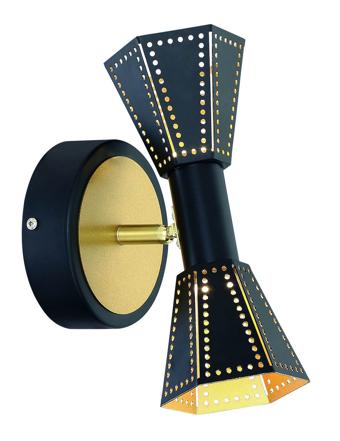 Arnsberg - 220310232 - LED Wall Sconce - Houston - Black / Gold