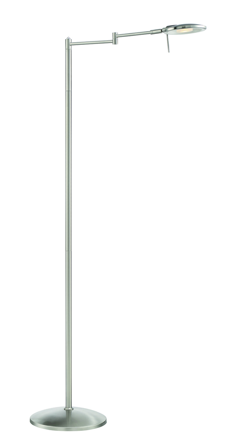 Arnsberg - 425870107 - LED Floor Lamp - Dessau Turbo - Satin Nickel