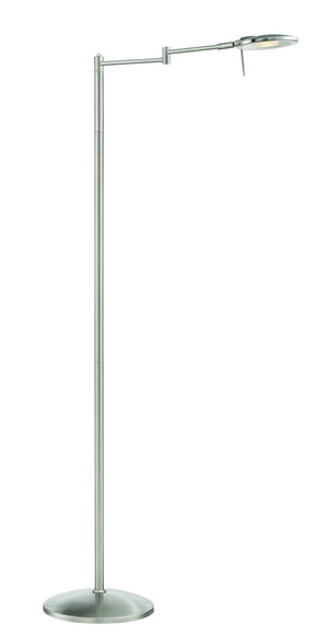 Arnsberg - 425870107 - LED Floor Lamp - Dessau Turbo - Satin Nickel