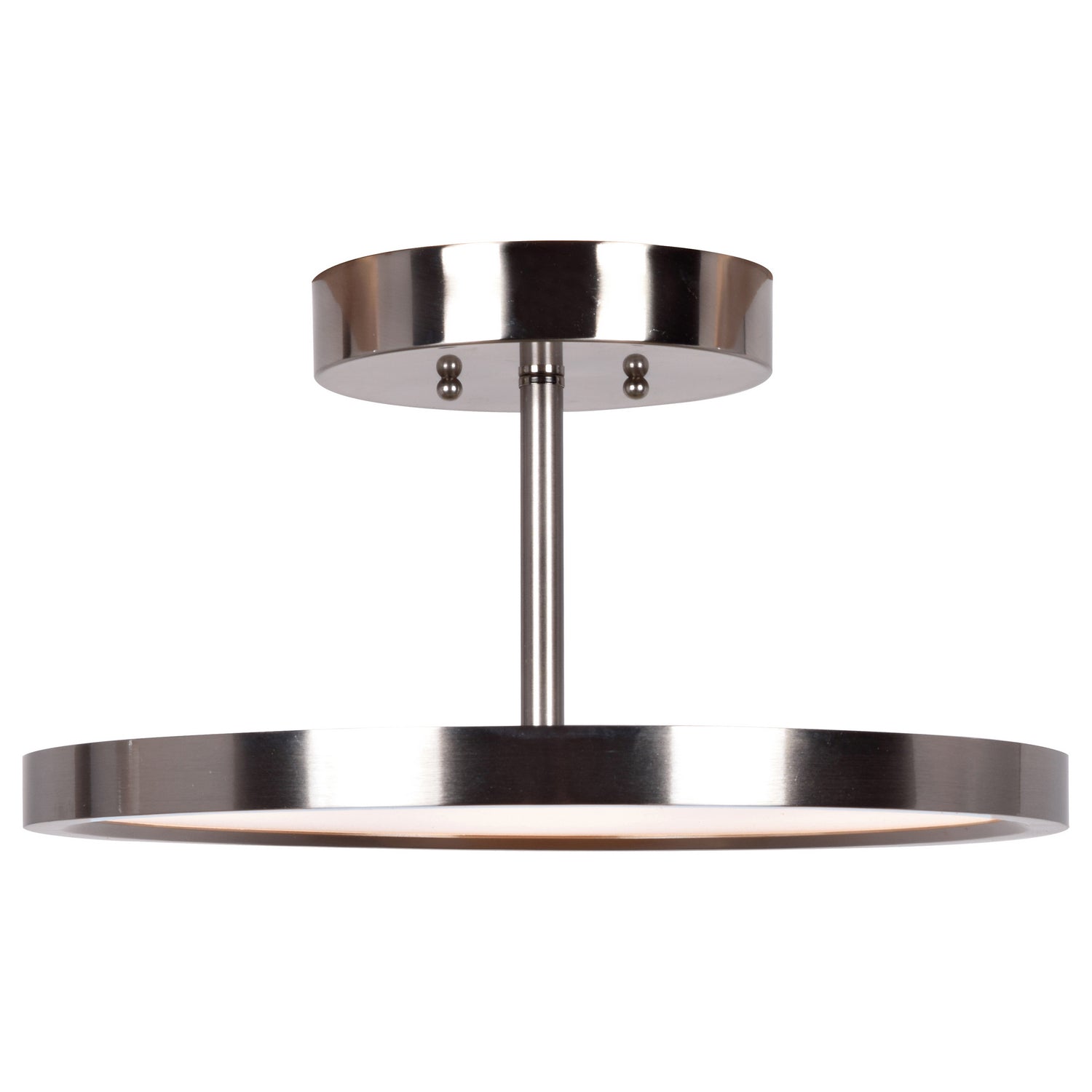 Access - 20494LEDD-BS/ACR - LED Semi Flush Mount - Sphere - Brushed Steel