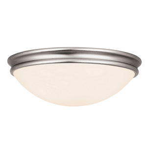 Access - 20726LEDDLP-BS/OPL - LED Flush Mount - Atom - Brushed Steel