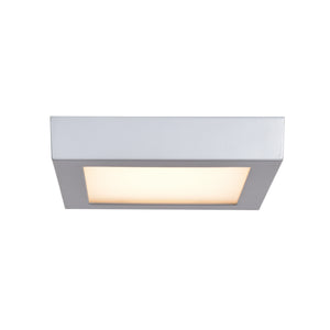 Access - 20802LEDD-SILV/ACR - LED Flush Mount - Strike 2.0 SQ - Silver