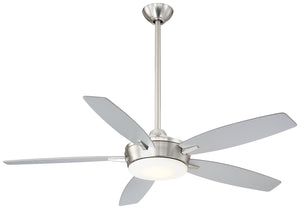 Minka Aire - F690L-BN/SL - 52"Ceiling Fan - Espace - Brushed Nickel W/ Silver