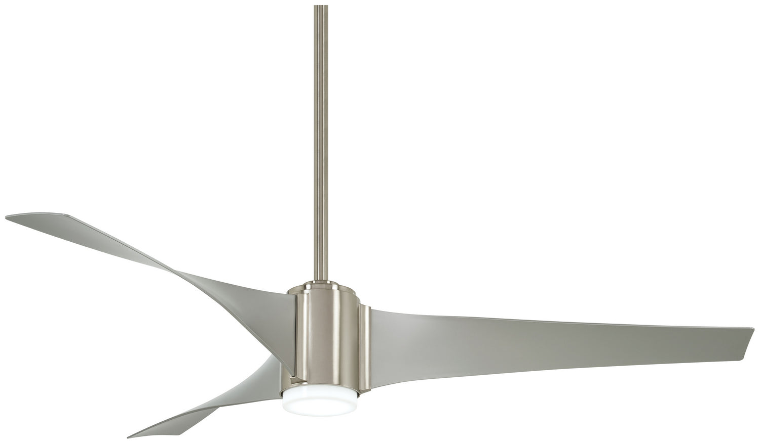 Minka Aire - F832L-BN/SL - 60"Ceiling Fan - Triple - Brushed Nickel W/ Silver