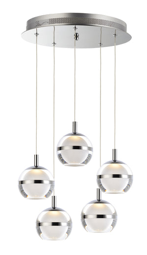 ET2 - E24595-93PC - LED Pendant - Swank - Polished Chrome