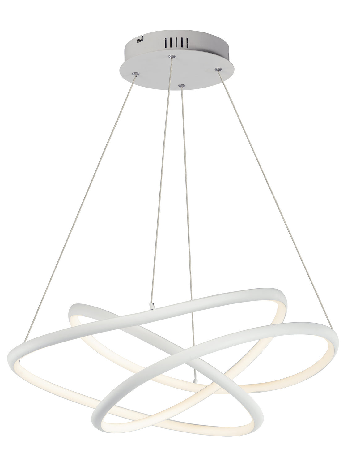 ET2 - E30645-MW - LED Pendant - Twisted - Matte White