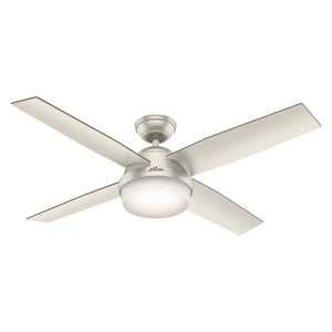 Hunter - 59450 - 52" Ceiling Fan - Dempsey - Matte Nickel