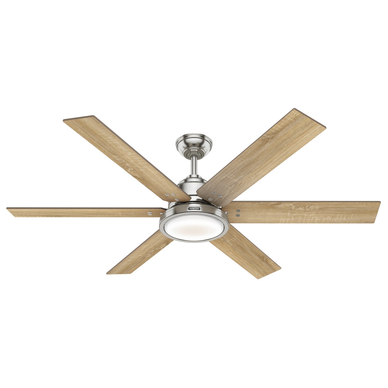 Hunter - 59462 - 60" Ceiling Fan - Warrant - Brushed Nickel