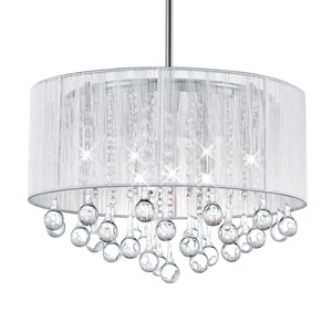 CWI Lighting - 5006P18C-R(W) - Six Light Chandelier - Water Drop - Chrome