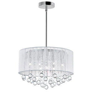 CWI Lighting - 5006P18C-R(W) - Six Light Chandelier - Water Drop - Chrome