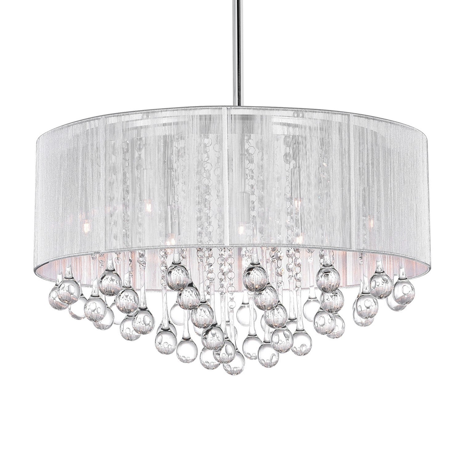 CWI Lighting - 5006P22C-R(W) - Nine Light Chandelier - Water Drop - Chrome