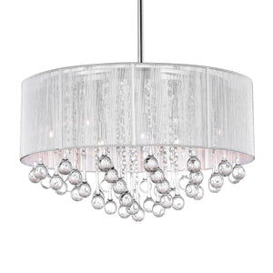 CWI Lighting - 5006P22C-R(W) - Nine Light Chandelier - Water Drop - Chrome