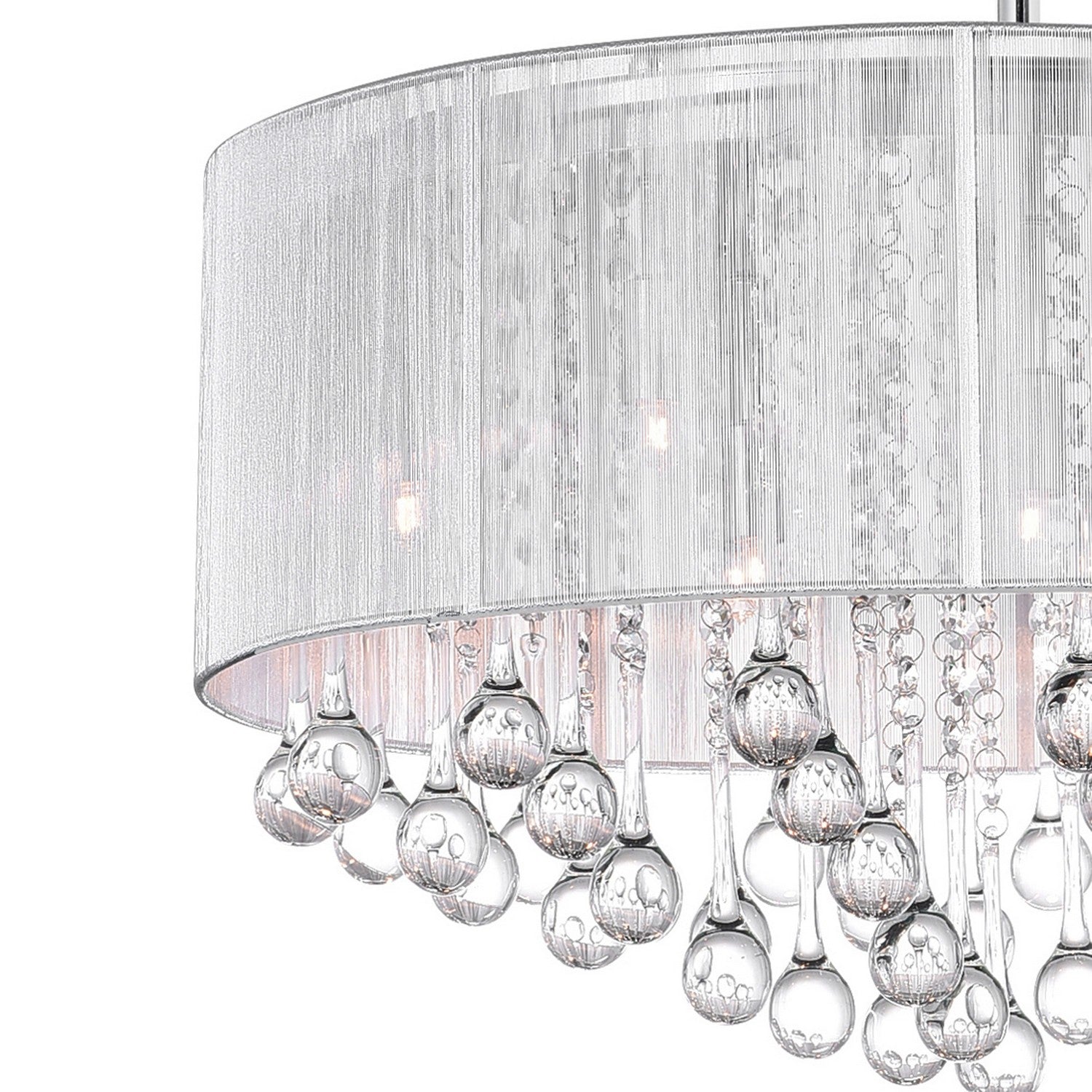 CWI Lighting - 5006P22C-R(W) - Nine Light Chandelier - Water Drop - Chrome