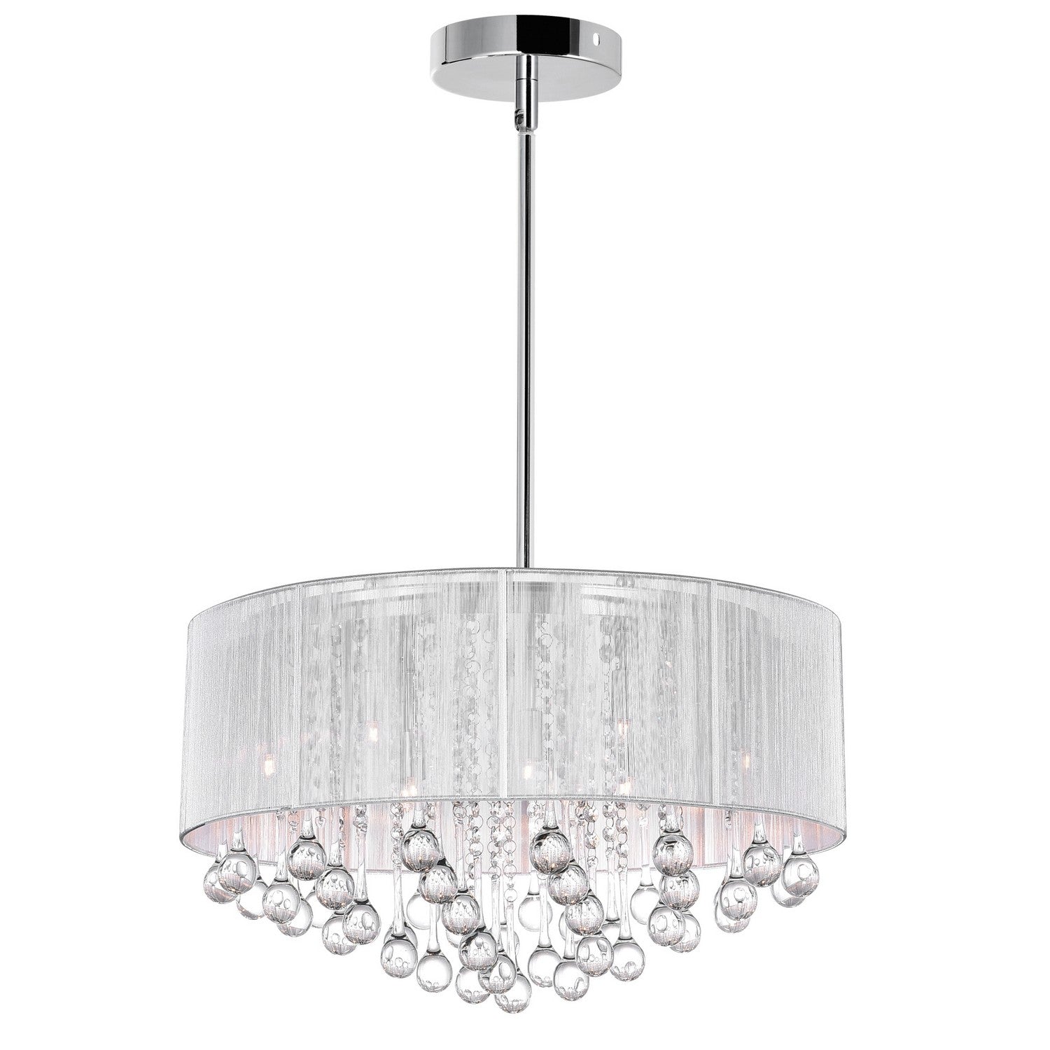 CWI Lighting - 5006P22C-R(W) - Nine Light Chandelier - Water Drop - Chrome