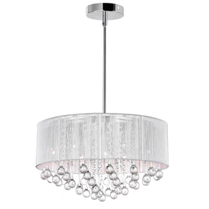 CWI Lighting - 5006P22C-R(W) - Nine Light Chandelier - Water Drop - Chrome