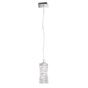 Schonbek - STW410N-SS1S - One Light Mini Pendant - Glissando - Stainless Steel