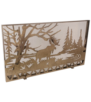 Meyda Tiffany - 160770 - Fireplace Screen - Moose Creek - Antique Copper