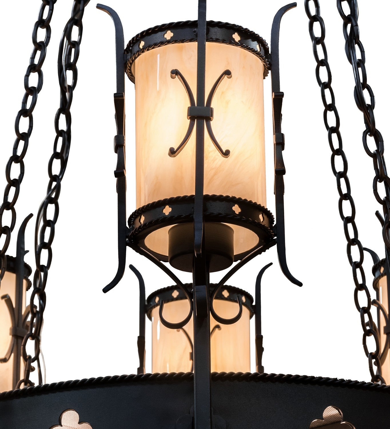 Meyda Tiffany - 164773 - 12 Light Chandelier - Sabrina - Black Textured