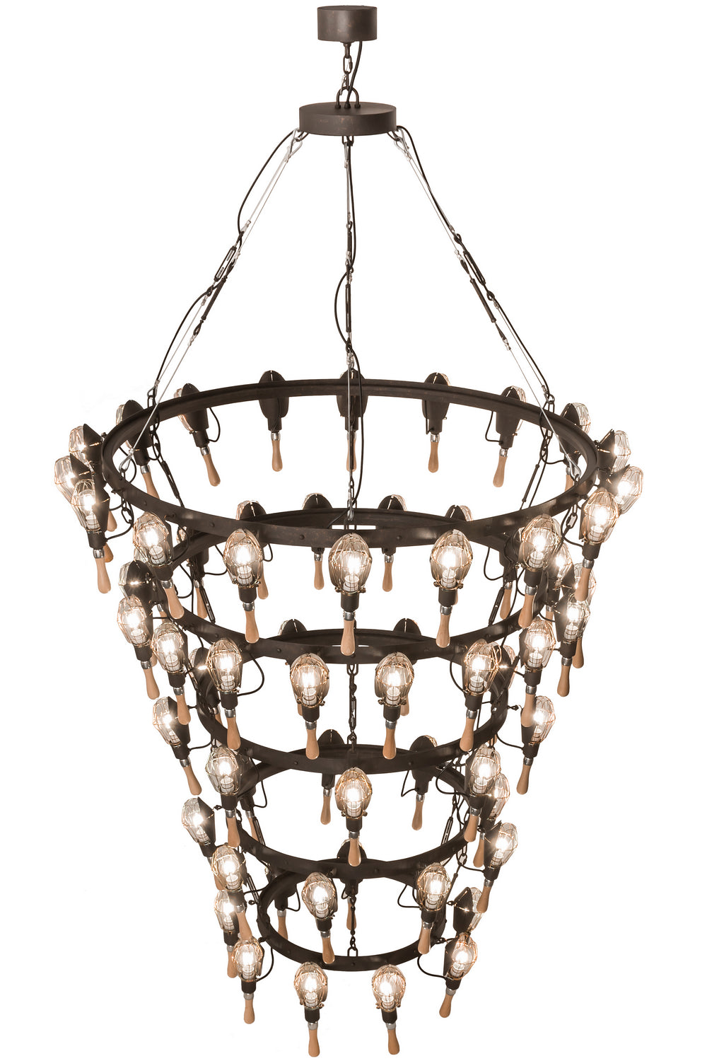 Meyda Tiffany - 165791 - 63 Light Chandelier - Juala Pin - Copper Rust