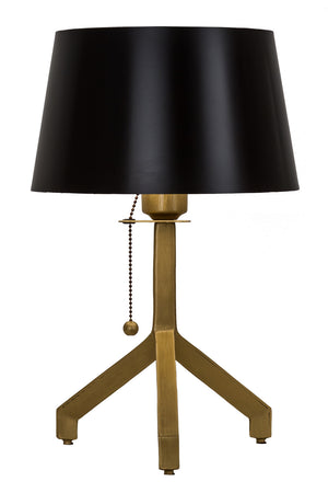 Meyda Tiffany - 167594 - One Light Table Lamp - Cilindro - Antique Brass