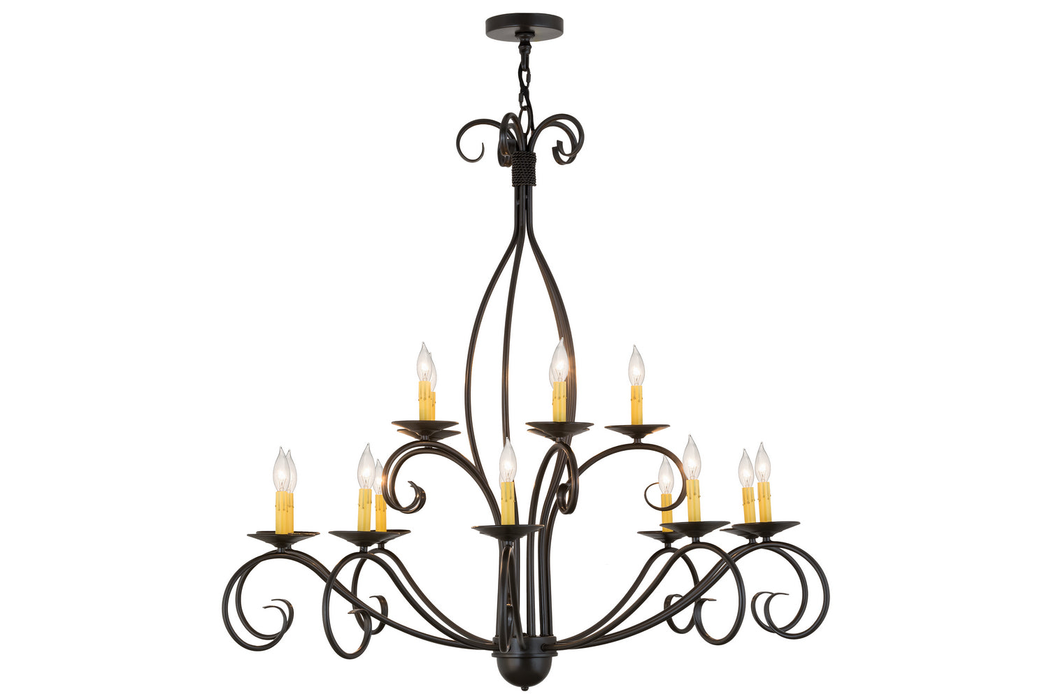 Meyda Tiffany - 171607 - 15 Light Chandelier - Sienna - Timeless Bronze